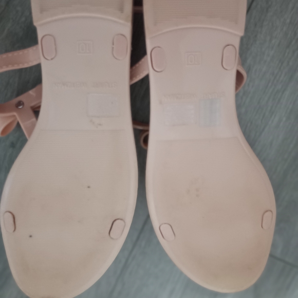 Stuart Weitzman Blush Bow Sandals - Picture 3 of 4